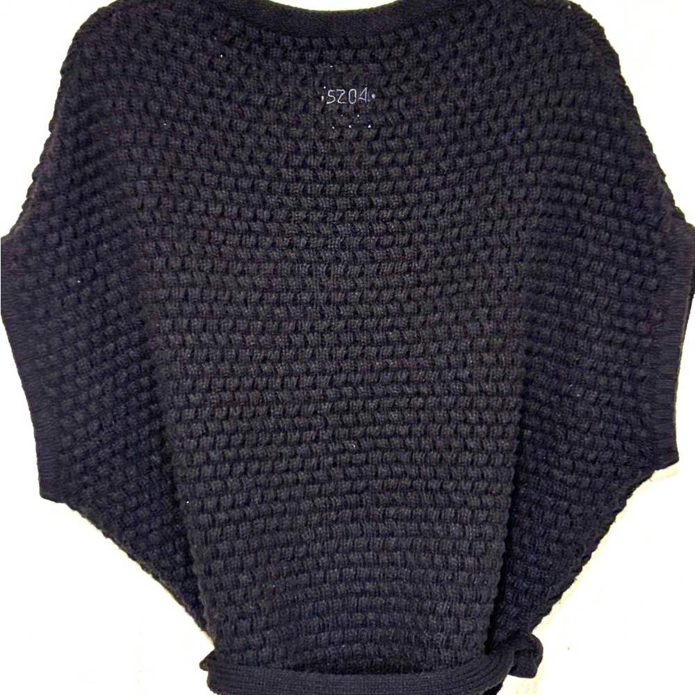 Vintage G-Star Collision Cardigan by Raw Denim Cape Sweater Chunky Rare Size Med - Picture 3 of 5